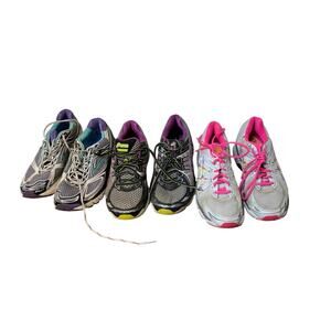 Women’s running shoes size 10 lot of 3 asics brooks